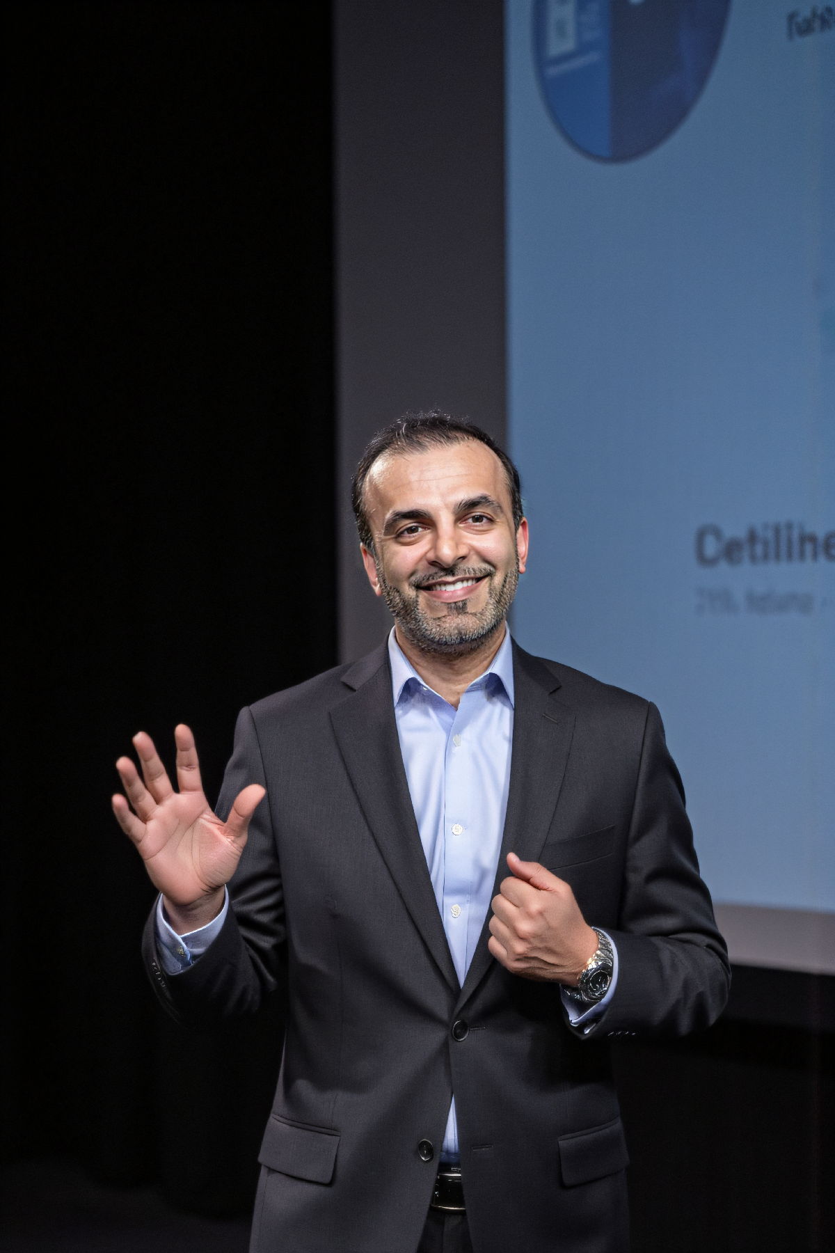Dr. Refai speaking